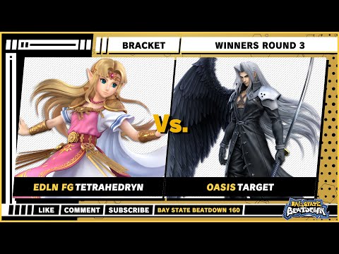 Bay State Beatdown 160 - Tetrahedryn (Zelda) VS Target (Sephiroth) - Smash Ultimate - SSBU Singles