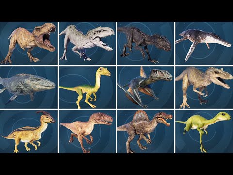All 88 Dinosaur Sounds - Jurassic World Evolution 2