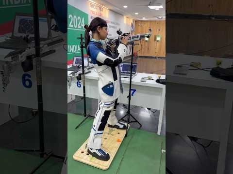 10m air rifle scatt training #summercamp #scatt #issf #nrai #rifletraining #pistolshooting #balance