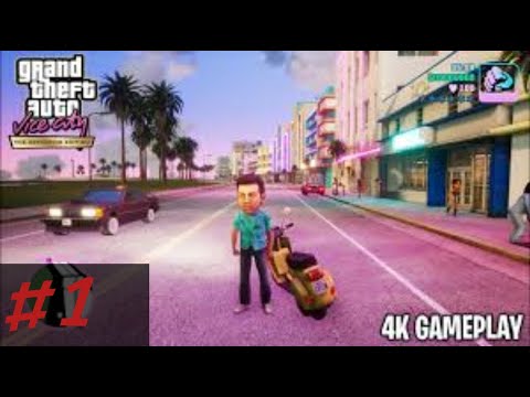 GTA VICE CITY DEFINITIVE EDITION Gameplay Walkthrough Part 1 [4K 60FPs] - No Commentary