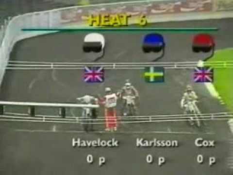 SGP Wrocław 1995 Bieg 6 Cox Karlsson Havelock