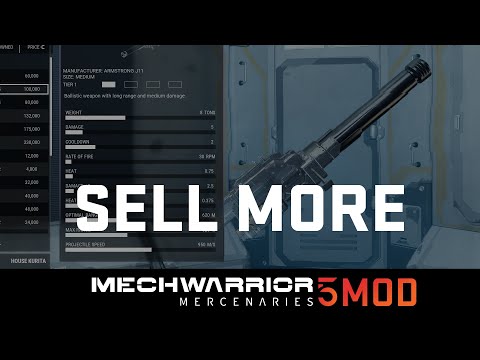 Mechwarrior 5 Mod Review - Quality of life - Sell More