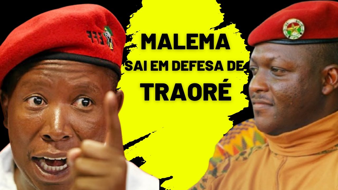 🌍 Julius Malema saiu em defesa de Ibrahim Traoré após as ameaças dos EUA ao ouro do Burkina Faso