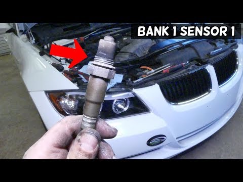 HOW TO REMOVE AND REPLACE OXYGEN SENSOR BANK 1 BMW E90 E91 E92 E93
