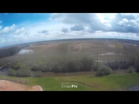 Rio Tuerto a la altura de Santa Colomba de la Vega (León) desde un Minivet (drone)