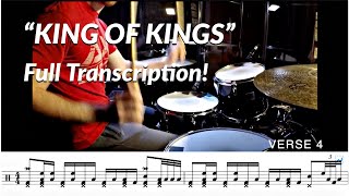 "King of Kings" Hillsong Worship Drum Lesson - Full Transcription!