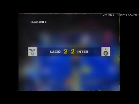 1996-97 (20^ - 16-02-1997) Lazio-INTER 2-2 [Fuser,Zamorano,Djorkaeff,Signori] 90°Minuto Rai1