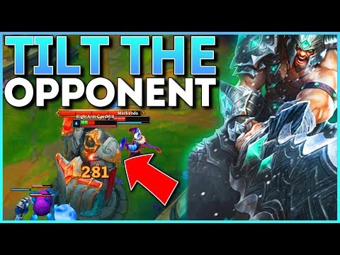 #1 CHALLENGER TRYNDAMERE MID KNOWS HOW TO TILT HIS OPPONENT!!
