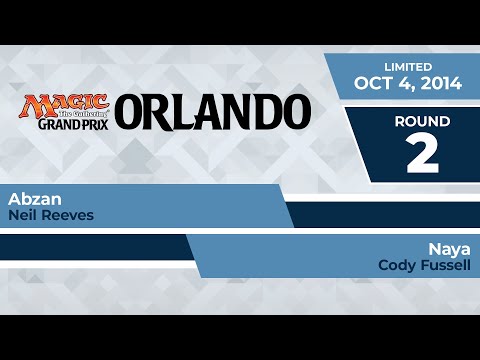 GPOrlando: Round 2 - Neil Reeves vs Cody Fussell | Limited