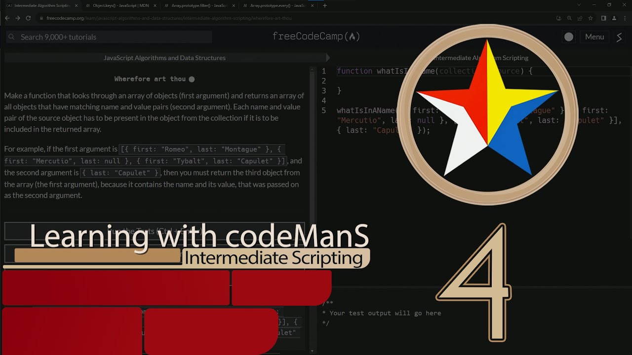 Wherefore Art Thou | Intermediate Algorithm Scripting | freeCodeCamp