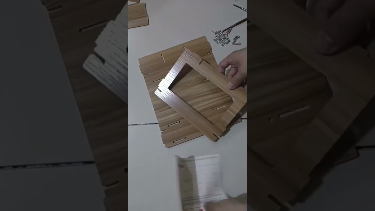 Wooden Desk Organizer Multi-Functional DIY Pen Holder Box Office Supplies Desk Organizer