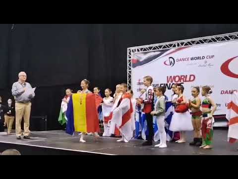 Rebeca Maria Zamfir (10) - Prize Giving for Talisman Variation - Dance World Cup 2021 - Telford, UK
