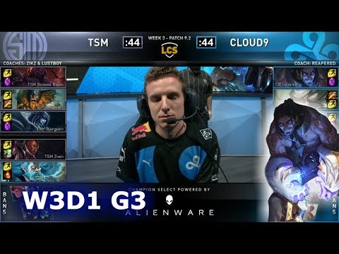 TSM vs C9 | Week 3 Day 1 S9 LCS Spring 2019 | TSM vs Cloud 9 W3D1