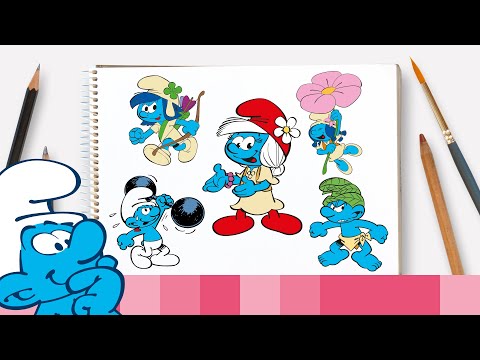Miten piirretään Smurfpaju ja hänen ystävänsä • Smurffit