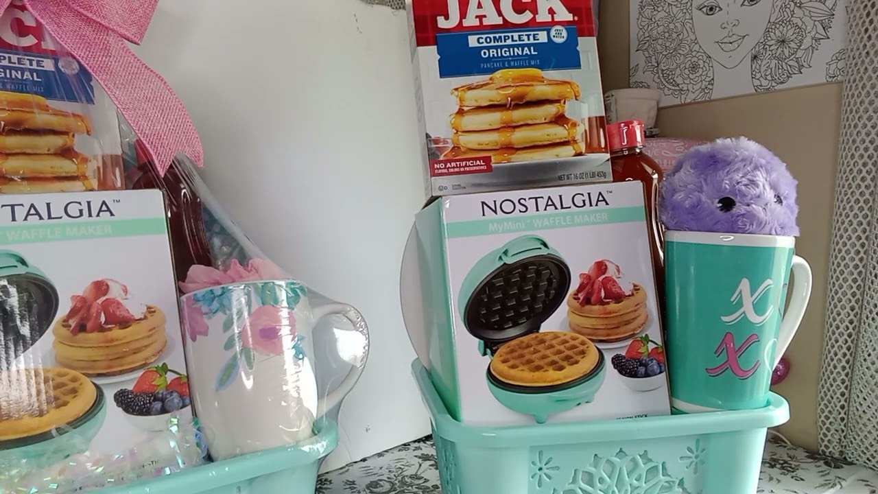 Mother's Day DIY Breakfast Theme Gift Basket #diy #mothersday2023 #mothersday