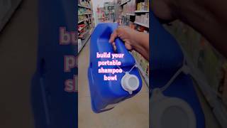 This is a tutorial on how to build a portable shampoo bowl.  No plumbing needed!!   #diy#portable