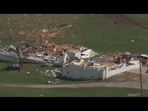 Chopper Video: Aftermath of deadly tornado in Ohatchee, Alabama