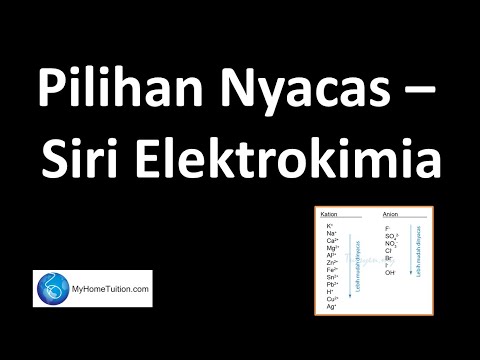 Kimia Tingkatan 5 KSSM Bab 1 Keseimbangan Redoks | Pilihan Nyacas - Siri Elektrokimia