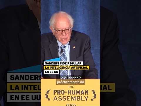 BERNIE SANDERS pide REGULAR la inteligencia artificial en EE UU #shorts