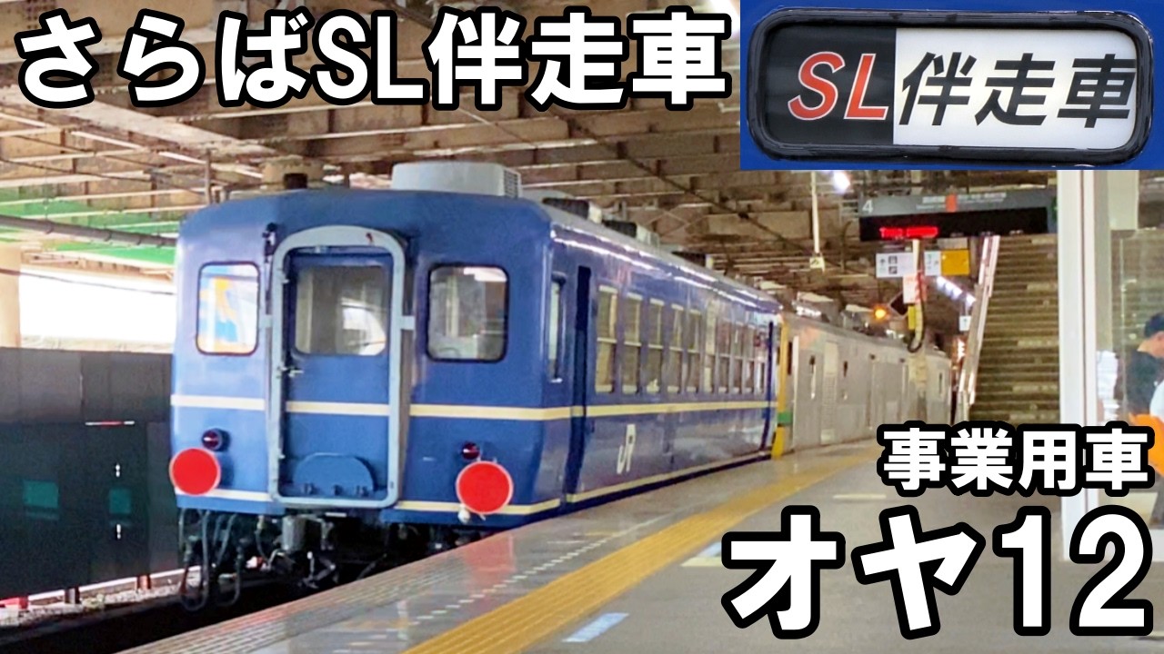 【去りゆく客車】さらばSL伴走車 - オヤ12 廃車回送