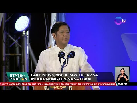 Fake news, wala raw lugar sa modernong lipunan– PBBM SONA