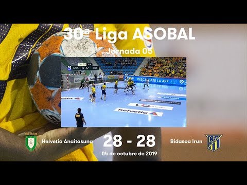LIGA ASOBAL J05: Helvetia Anaitasuna - Bidasoa Irun 28-28