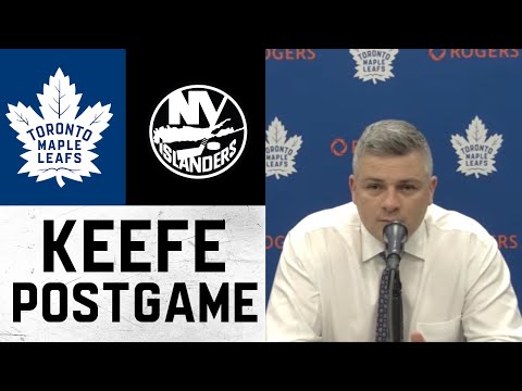 Sheldon Keefe Post Game ' Toronto Maple Leafs vs New York Islanders - January 22, 2022