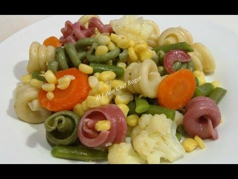verduras a la mantequilla, PASTA CON VERDURAS A LA MANTEQUILLA Video
