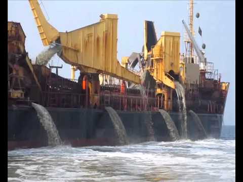 Opération d'extraction de granulats en Baie de Seine (SCOOTER)