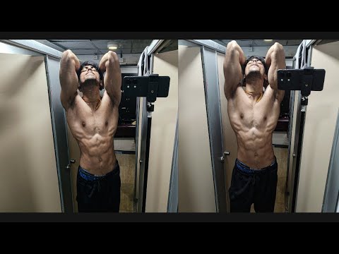 (zyzz Hardstyle) Chest, shoulders, Abs Workout (GOLD's GYM) Pune