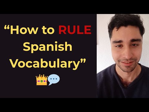 Spanish vocabulary course - Spanish verbs #1