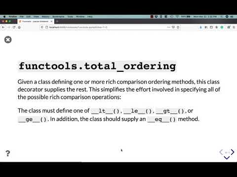 Python 201 The Functools Module