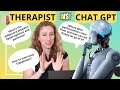 Therapist Vs Artificial Intelligence I Answer Your Questions Chatgpt Mentalhealth