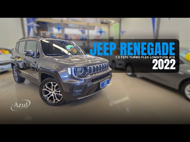 Vídeo JEEP RENEGADE 1.3 T270 Turbo Flex Longitude At6