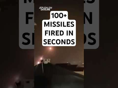 Miraculous Defense Against 200+ Missile Barrage Overnight on Israel by Hezbollah