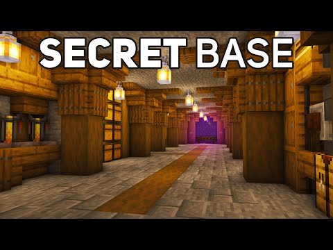 Minecraft: Secret Underground Base Tutorial (how to build 1.17)