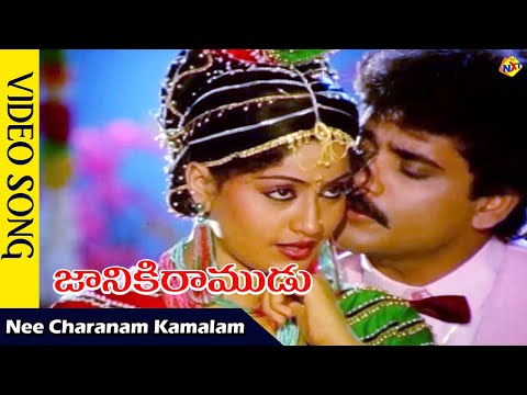 Nee Charanam Kamalam Video Song | Janaki Ramudu  Movie Songs | Nagarjuna |Vijayashanti | TVNXT Music