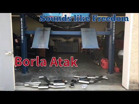2016 Challenger R/T Borla Atak cat-back exhaust install / sound clips. ✔️