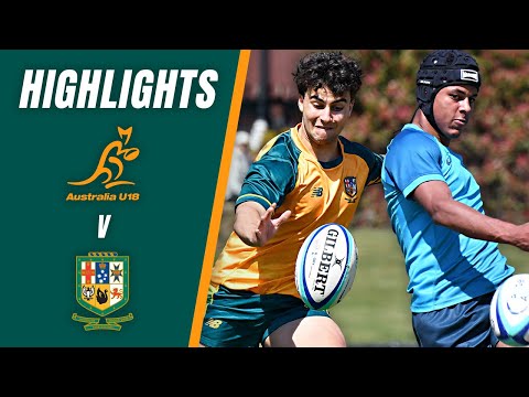 Australia U18 v Australian Schoolboys XV | Extended Highlights