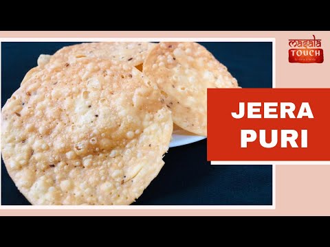 Jeera Puri Recipe | जीरा पूरी | Tea Time Snack | Kids School Snack Recipe by Masala Touch