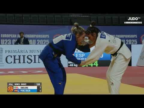 Giulia GHIGLIONE VS Eva PEREZ SOLER European Judo Championships U23 | Bronze medal contest -48 kg