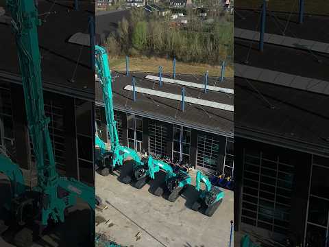 The awakening of the giant: KOBELCO’s SK1300DLC-10E #kobelco #kobelcoeurope