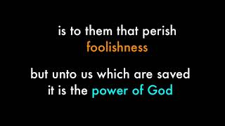 1 Corinthians 1 verse 18