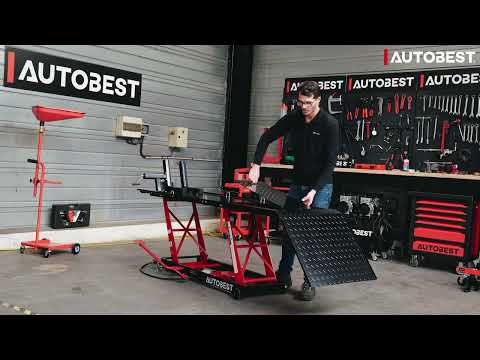 Vidéo de démonstration du produit TABLE LEVAGE  MOTO HYDROPNEUMATIQUE 450KG