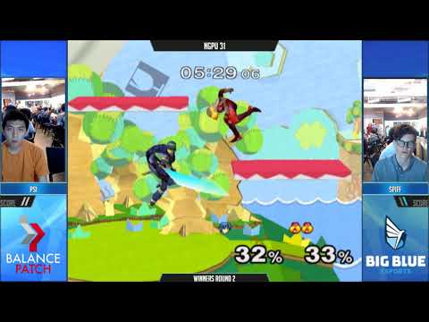 NGPU 31 SSBM - PSI (Marth) vs. Spiff (Sheik) - Melee WR2