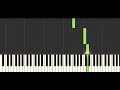 Alice In Wonderland Sammy Fain Easy Piano Tutorial Synthesia Right Hand Only