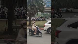 베트남 하노이 출근길 풍경