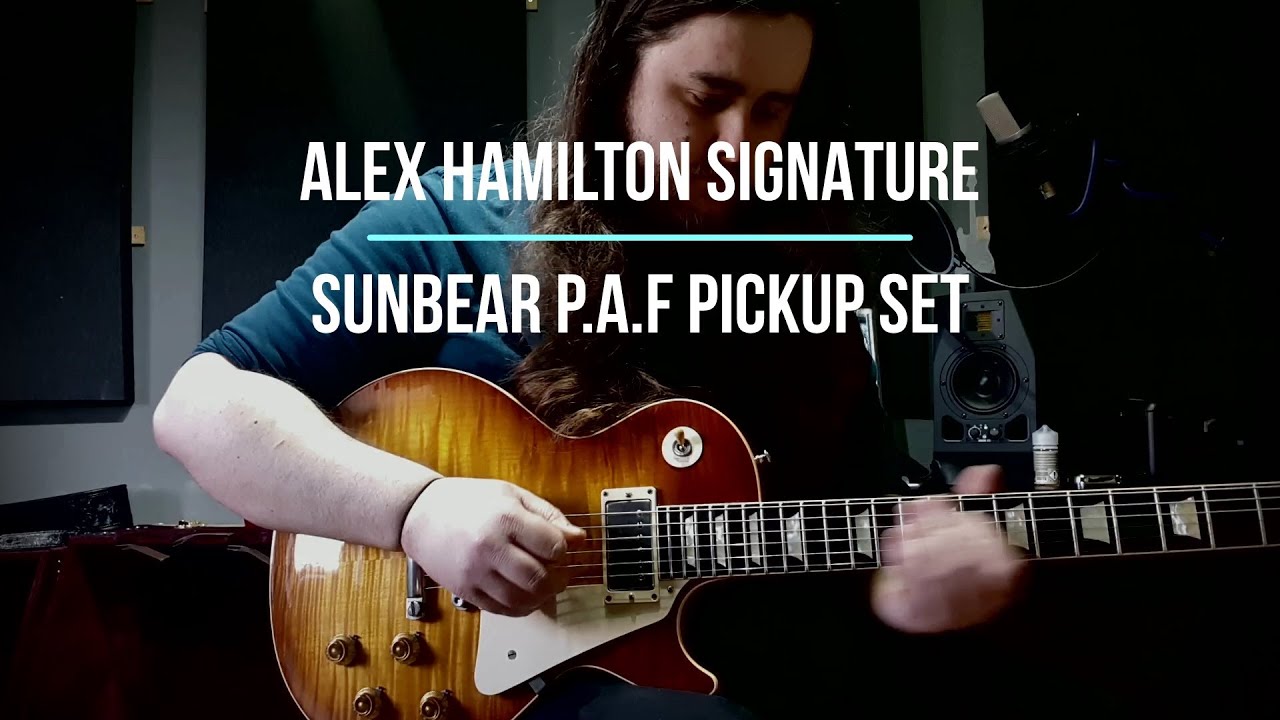 Sunbear Pickups - Alex Hamilton Signature P.A.F Humbucker Set - YouTube