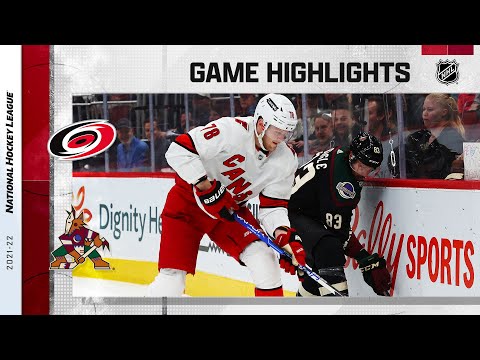 Hurricanes @ Coyotes 4/18 | NHL Highlights 2022
