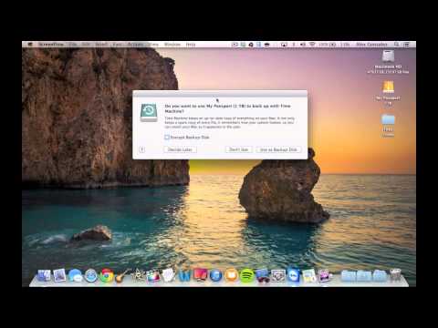 How to set up Time Machine backup